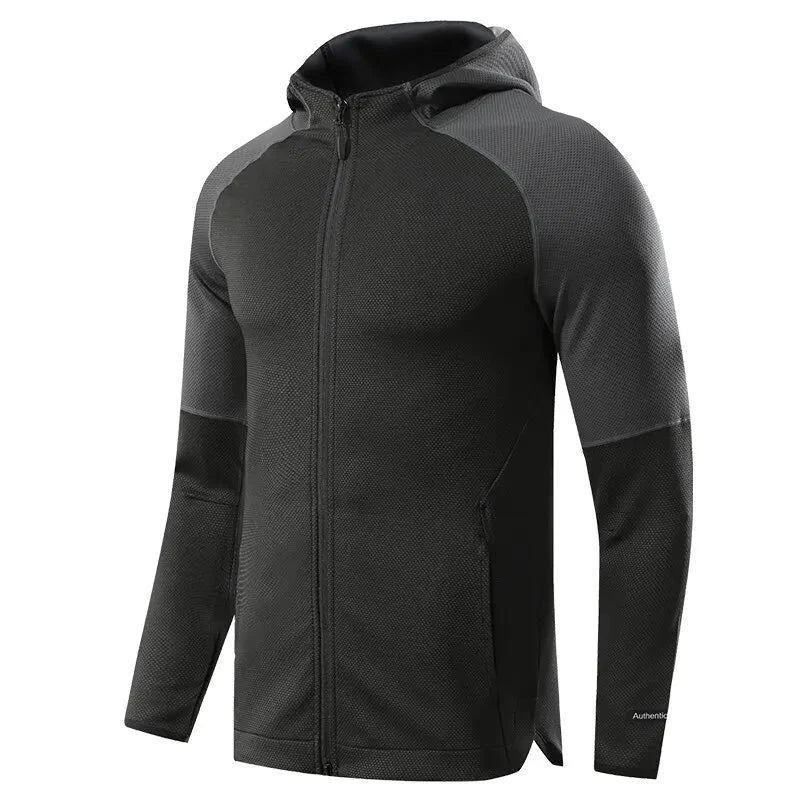 Men's Quick-Dry Hooded Running Jacket